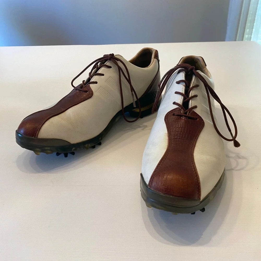 Adidas AdiPure TP Leather Men's Golf‎ Shoes Q44796 Size 7.5
